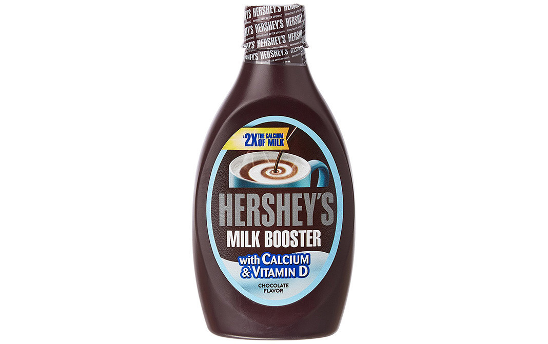 Hershey's Milk Booster Chocolate Flavour   Plastic Bottle  475 grams